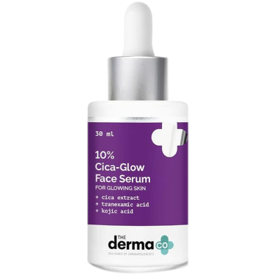 The Derma Co 10percent Cica-Glow Face Serum with Tranexamic Acid and Kojic Acid - 30ml -327301115 image