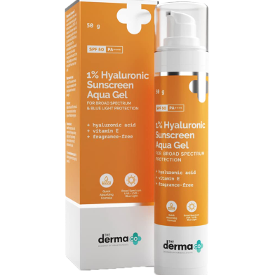 The Derma Co 1parcen Hyaluronic Sunscreen Aqua Gel 50 gm -277348314 image