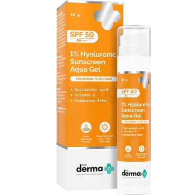 The Derma Co 1parcen Hyaluronic Sunscreen Aqua Gel 50 gm -277348314 image
