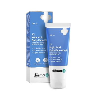 The Derma Co 1percent Kojic Acid Face Wash with Niacinamide and Alpha Arbutin For Dark Spots and Pigmentation - 100ml -325940669 image