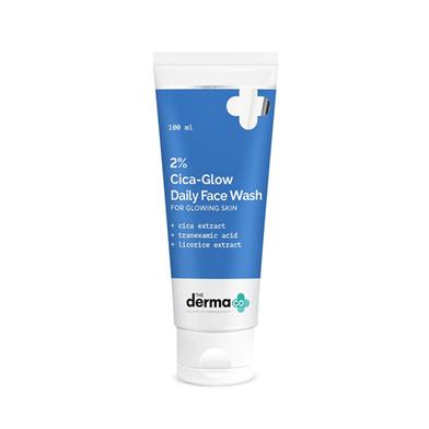 The Derma Co 2percent Cica-Glow Daily Face Wash for Glowing Skin - 100ml -336536438 image
