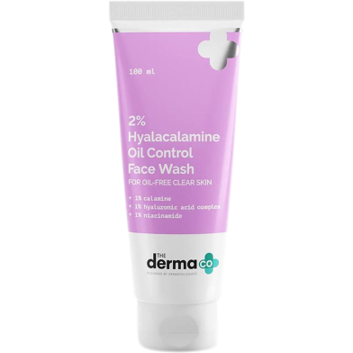 The Derma Co 2percent Hyalacalamine Oil Control Face Wash For Oil-Free Clear Skin – 100ml -327303033 image