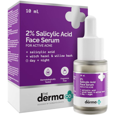 The Derma Co 2percent Salicylic Acid Face Serum – 10ml -342605118 image
