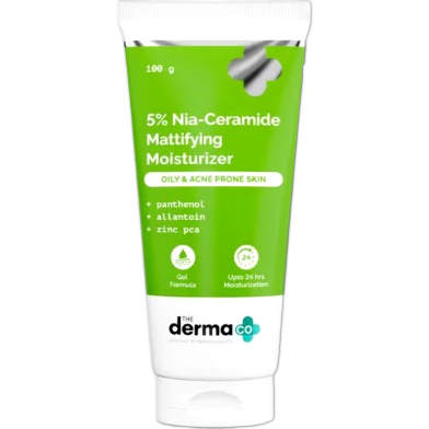 The Derma Co 5 Percent Nia-Ceramide Mattifying Moisturizer 100g image