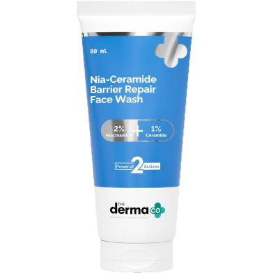 The Derma Co Nia-Ceramide Barrier Repair Face Wash 80 gm -526079516 image