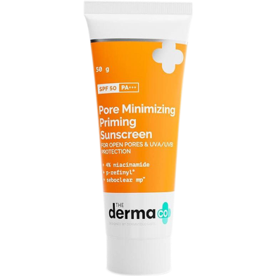 The Derma Co Pore Minimizing Priming Sunscreen with SPF 50 and PA plus plus plus - 50g -327291731 image