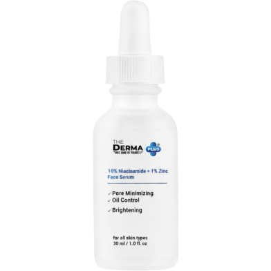 The Derma Plus 10 percent Niacinamide plus 1 percent Zinc Face Serum – 30 ml image