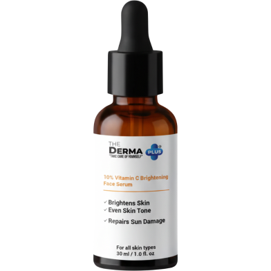 The Derma Plus 10 percent Vitamin C Brightening Face Serum – 30 ml image