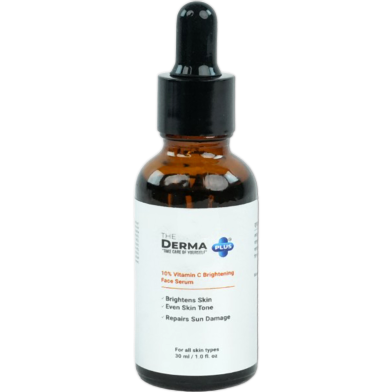The Derma Plus 10 percent Vitamin C Brightening Face Serum – 30 ml image
