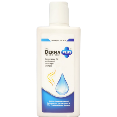 The Derma Plus 2percent Ketoconazole Shampoo 100 ml image