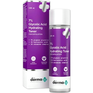The Derma co 7 Percent Glycolic Acid Hydrating Toner 150ml image