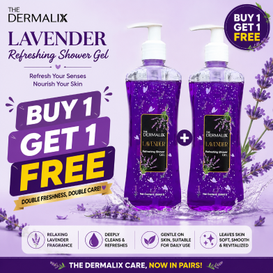 The Dermalix Lavender Refreshing Shower Gel 250ml (Buy 1 Get 1 FREE) image