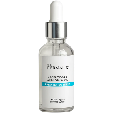 The Dermalix Niacinamide 4 Percent Plus Alpha Arbutin 2 Percent Brightening Serum 30ml image