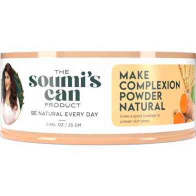 The Soumi's Can Product Make Complexion Powder Natural 25 gm INDIAN image
