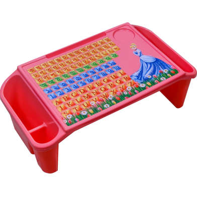 The Ultimate Kids' Learning Table - Lightweight Lap Desk with Side Storage Pockets (Multicolor) image