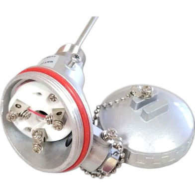 Thermocouple RTD PT100 (3 wire) Head type Dia6mm Length 50 to 300mm Thermocouple With 1/2 BSP Natt image