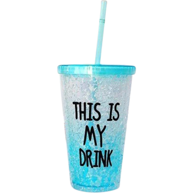 This Is My Drink Sipper With Straw Water Bottle image