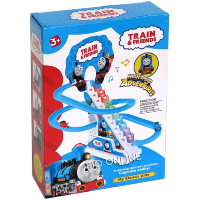 Thomas Train Track Set Toy Electric Staircase Slide Track Set Toy -181319824 image