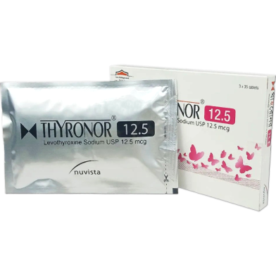 Thyronor 12.5 mcg Tablet-35's Strip image