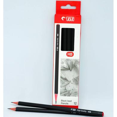 Titi Artist Drawing Black Lead Pencils HB 12 Pencils/Box image