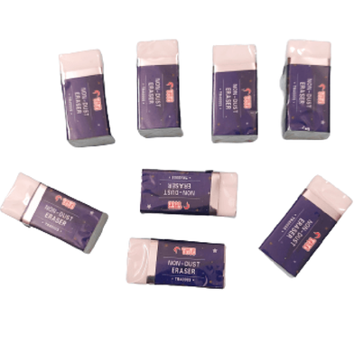 Titi Non Dust Eraser - Small White - TR 4000s 40pcs Box image