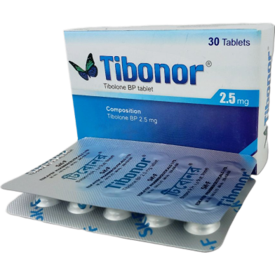 Tibonor 2.5 mg Tablet 10's Strip image