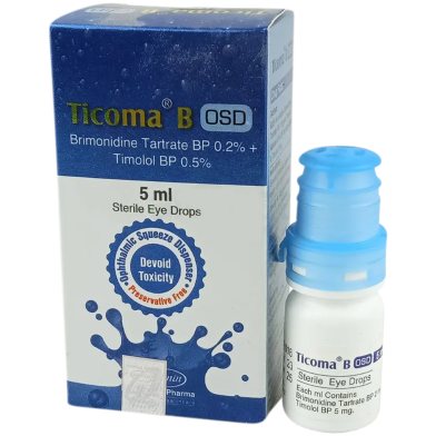 Ticoma B 0.2 Percent, 0.5 Percent Ophthalmic Solution 5 ml Drop image