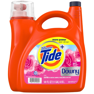 Tide Downy April Fresh Detergent 4.16 L image