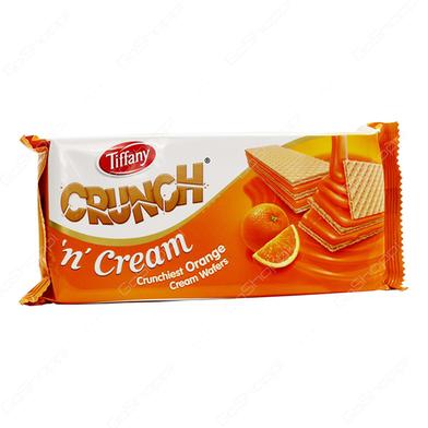 Tiffany Crunch N Cream Orange Wafers 76gm image