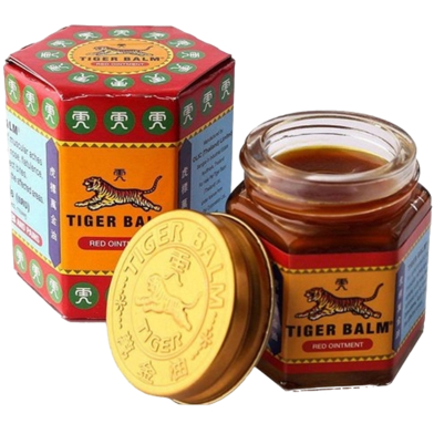 Tiger Balm Red Pain Relief Ointment - 19g - Made in Thailand image