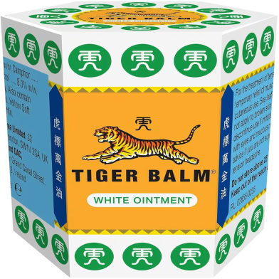 Tiger Balm White Pain Relief Ointment - 19g - Made in Thailand image