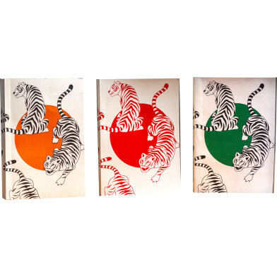 Tiger (Red, Orange and Green) Notebook (SN202502006) image