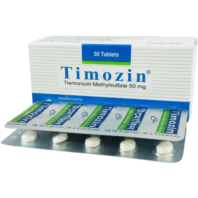 Timozin 50mg Tablet 10's Strip image