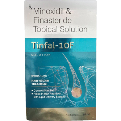Tinfal 10F Minoxidil and Finasteride Topical Solution 60 ml -351579410 image