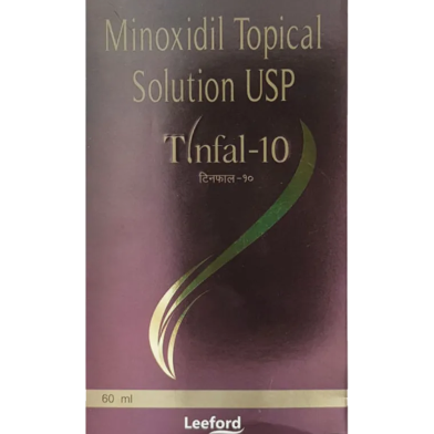 Tinfal 10 Percent Minoxidil Topical Solution 60 ml -351578460 image