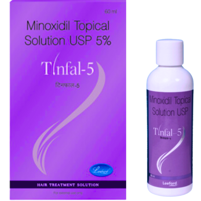 Tinfal 5 Minoxidil Topical Solution 60ml image