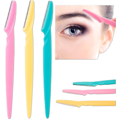 Tinkle Eyebrow Razor, Ladies Hair Trimmer, Eyebrow shaver with Safety- 3 pcs Set image