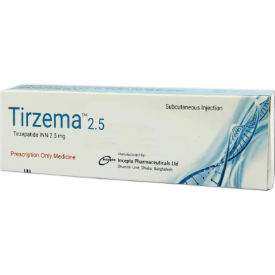 Tirzema 2.5 mg/0.5 ml SC Injection 2.5 mg pre-filled syringe image