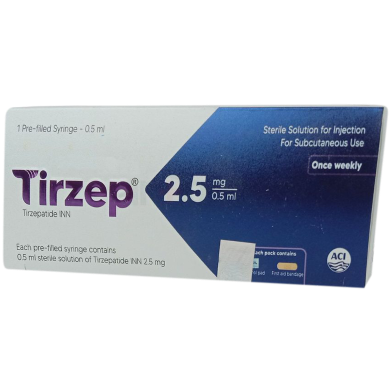 Tirzep 2.5mg Per 0.5ml SC Injection 1 Pcs image