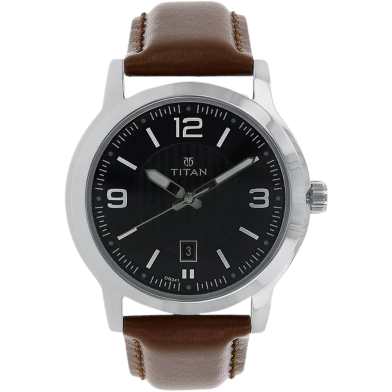 Titan Black Dial Analog Watch for Men - 1730SL02 image