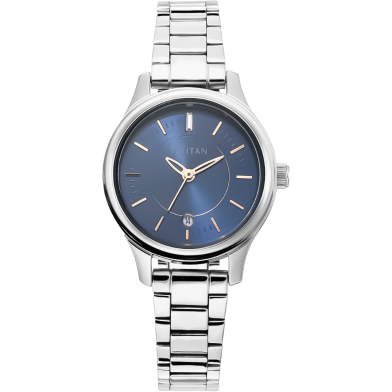 Titan Blue Dial Analog Watch - 2638SM01 image