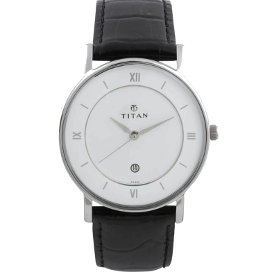 Titan Classique White Dial Analog Watch for Men - 9162SL04 image