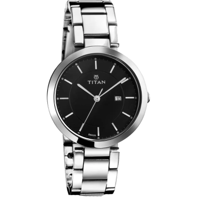Titan Neo Black Dial Analog Watch for Women - 2480SM08 image