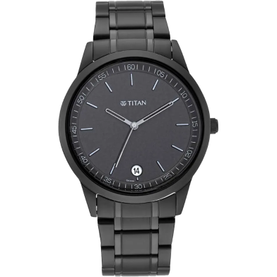 Titan Neo Black Dial Multifunction Watch for Men - 1803NM01 image