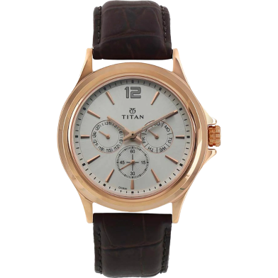 Titan Neo White Dial Multifunction Watch for Men - 1698WL01 image