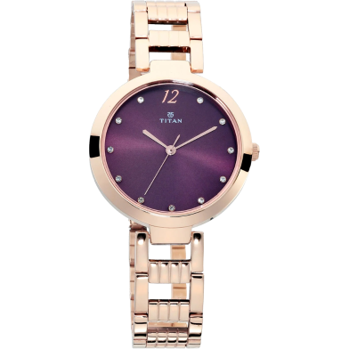 Titan Purple Analog Watch for Women - 2480SM02 image