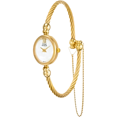Titan Raga Analog Mother of Pearl Dial Women's Watch - 197YM03 image