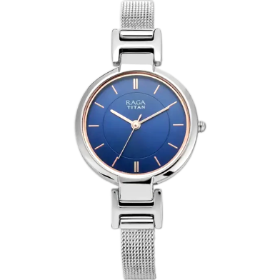Titan Raga Viva Blue Dial Analog Watch For Women image