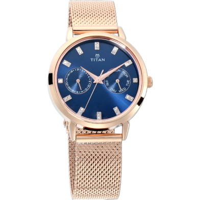 Titan Sparkle Dial Analog Multi Function Watch For Women image