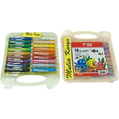 Titi Oil Pastels 18 Shades Box -Non Toxic image